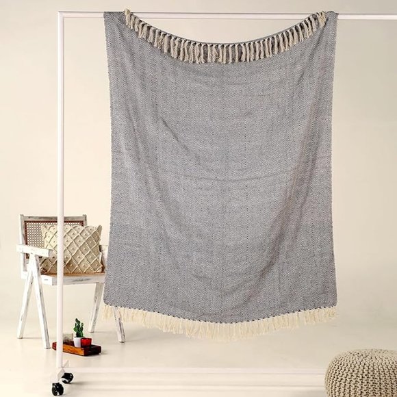 Boho indian decorative arm chair settee cover - 50x60 - Picture 5 of 6